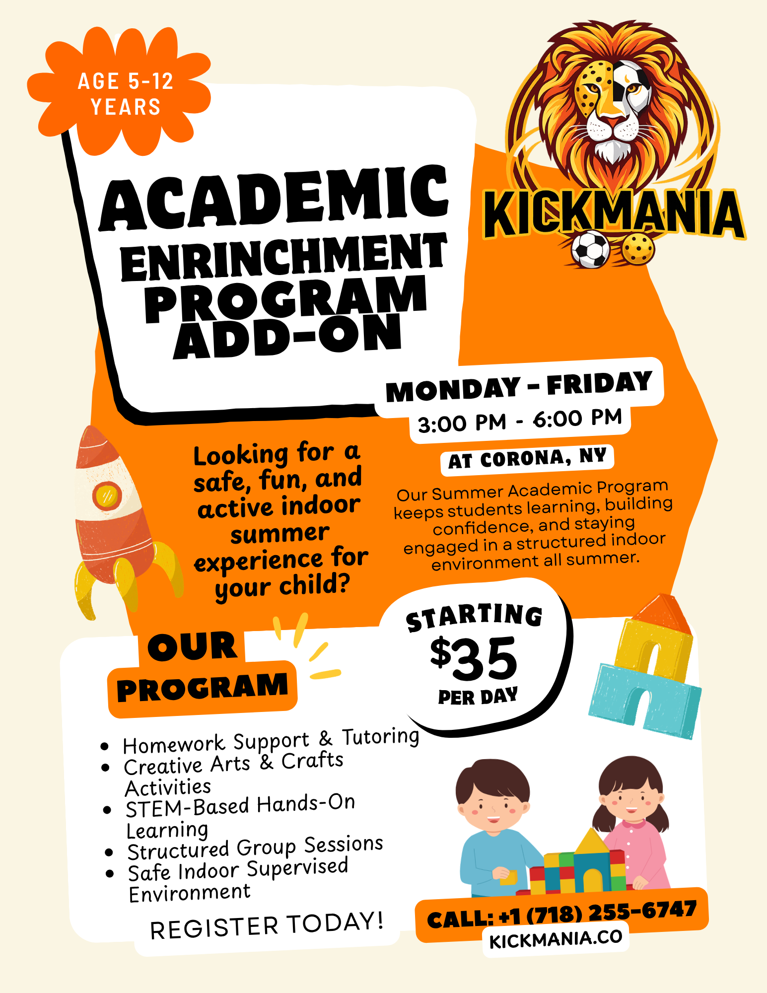 Academic Enrichment Program Add-On