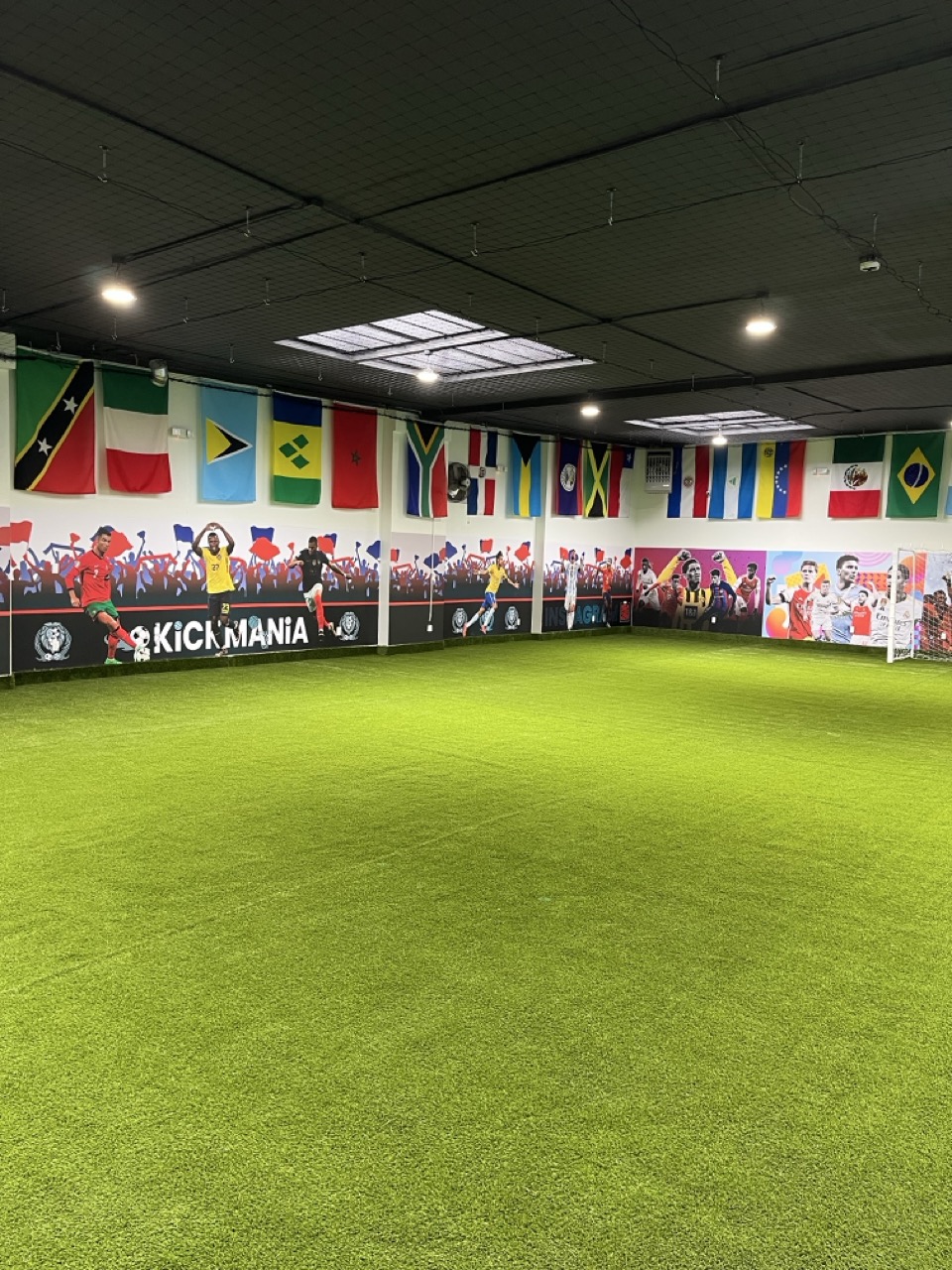 Futsal court for birthday party sports activities